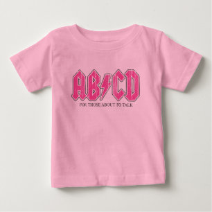 CAMISETA PARA BEBÊ T-SHIRT DO BEBÊ DE ABCD