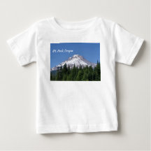 T-Shirt do Bebê de Esqui do Mt. Hood
