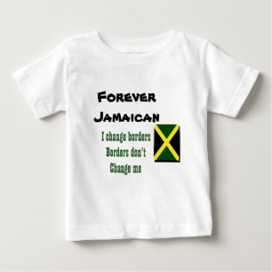 Camiseta Para Bebê T-shirt do bebê de Jamaica