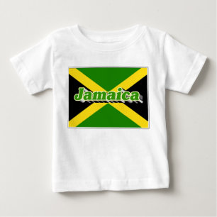 Camiseta Para Bebê T-shirt do bebê de Jamaica