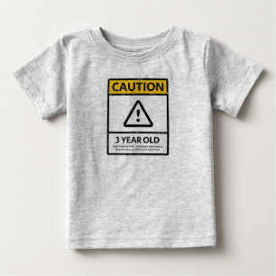 Camiseta Para Bebê T-shirt do bebê do aniversário de 3 anos da