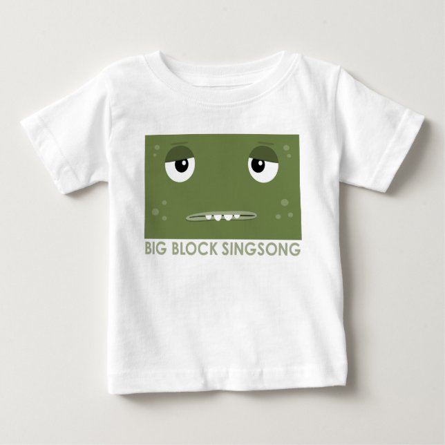 Camiseta Para Bebê T-shirt do bebê do Slug de BBSS (Frente)