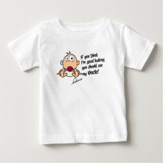 Camiseta Para Bebê T-shirt do bebê do tio