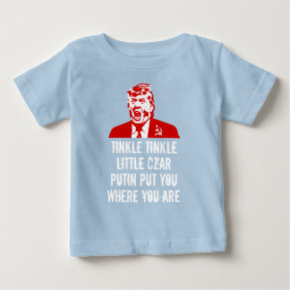 Camiseta Para Bebê T-shirt do bebê do trunfo: Do "czar pequeno do
