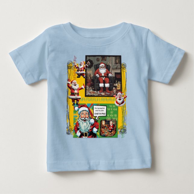 Camiseta Para Bebê T-shirt do bebê HO HELP (Frente)