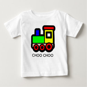 Camiseta Para Bebê T-shirt do Choo Choo Train
