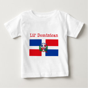 Camiseta Para Bebê T-shirt do Dominican de Lil