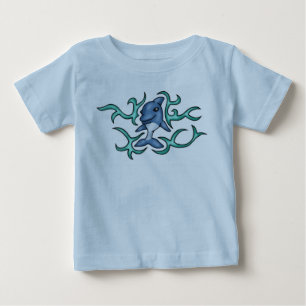 Camiseta Para Bebê T-shirt do golfinho do bebê