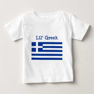 Camiseta Para Bebê T-shirt do grego de Lil
