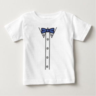 Camiseta Para Bebê T-shirt do laço