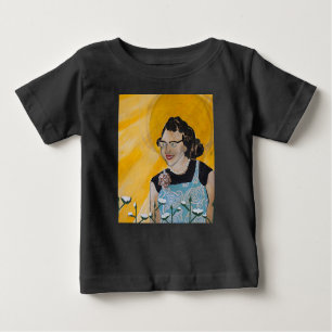 Camiseta Para Bebê T-shirt do miúdo de Flannery O'Connor