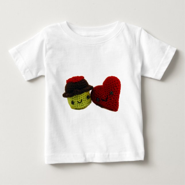 Camiseta Para Bebê T-shirt do muffin do amor - criança (Frente)
