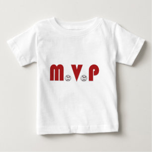 Camiseta Para Bebê T-shirt do MVP do basebol (crianças)