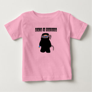 Camiseta Para Bebê T-shirt do Ninja-Em-Treinamento do bebê