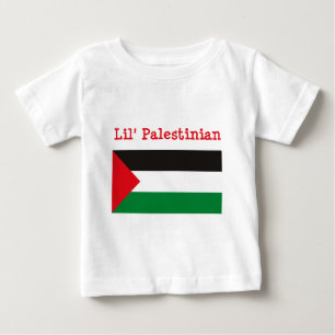 Camiseta Para Bebê T-shirt do palestino de Lil