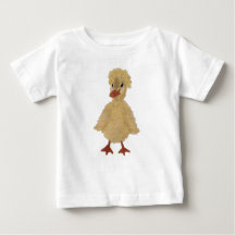 T-shirt do Pato Personalizado do Bebê