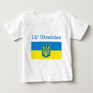 Camiseta Para Bebê T-shirt do ucraniano de Lil