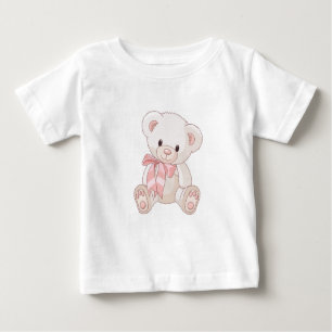 Camiseta Para Bebê T-Shirt Do Urso De Teddy Toddler