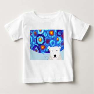 Camiseta Para Bebê T-shirt do urso polar