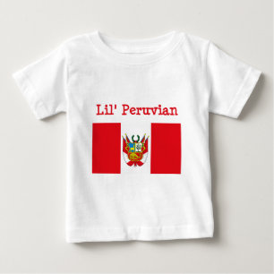 Camiseta Para Bebê T-shirt dos Peruvian de Lil