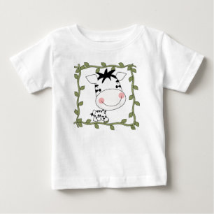 Camiseta Para Bebê T-shirt e presentes da zebra do bebê