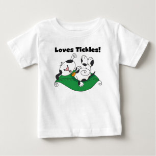 Camiseta Para Bebê T-shirt e presentes das cócegas dos amores