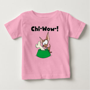 Camiseta Para Bebê T-shirt e presentes de Chihuhua Qui-Wow