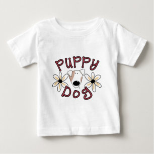 Camiseta Para Bebê T-shirt e presentes do cão de filhote de cachorro