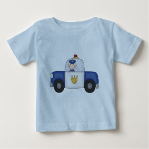 Camiseta Para Bebê T-shirt e presentes do cruzador da polícia