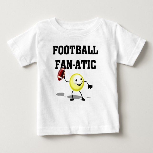 Camiseta Para Bebê T-shirt e presentes do Fã-atic do futebol (Frente)