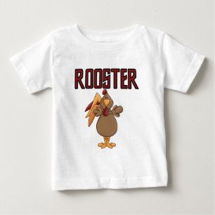 Camiseta Para Bebê T-shirt e presentes do galo