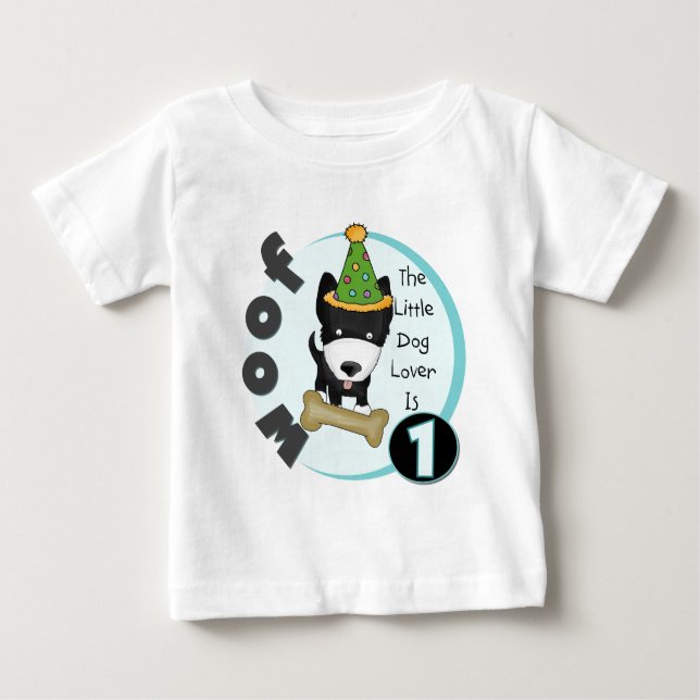 Camiseta Para Bebê T-shirt e presentes do primeiro aniversario do (Frente)