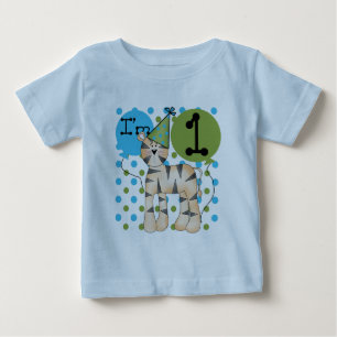 Camiseta Para Bebê T-shirt e presentes do primeiro aniversario do
