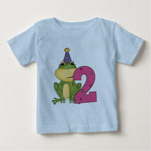 Camiseta Para Bebê T-shirt e presentes do segundo aniversário do sap
