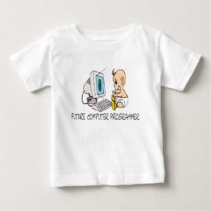 Camiseta Para Bebê T-shirt e presentes futuros do programador de