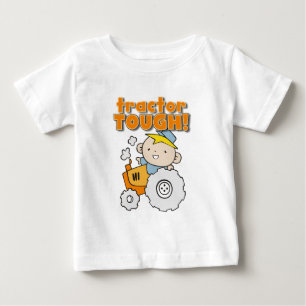 Camiseta Para Bebê T-shirt e presentes resistentes do trator