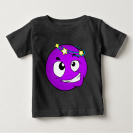 Camiseta Para Bebê T-Shirt Emote Face Baby Fine Jersey