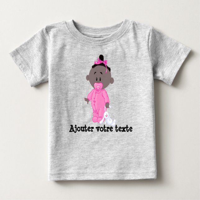 Camiseta Para Bebê T-shirt en jersey fin pour bébé (Frente)