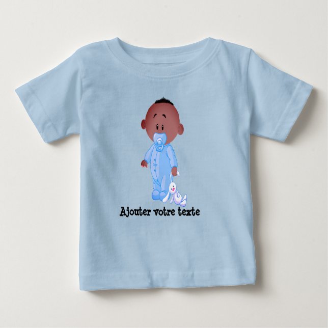 Camiseta Para Bebê T-shirt en jersey fin pour bébé (Frente)