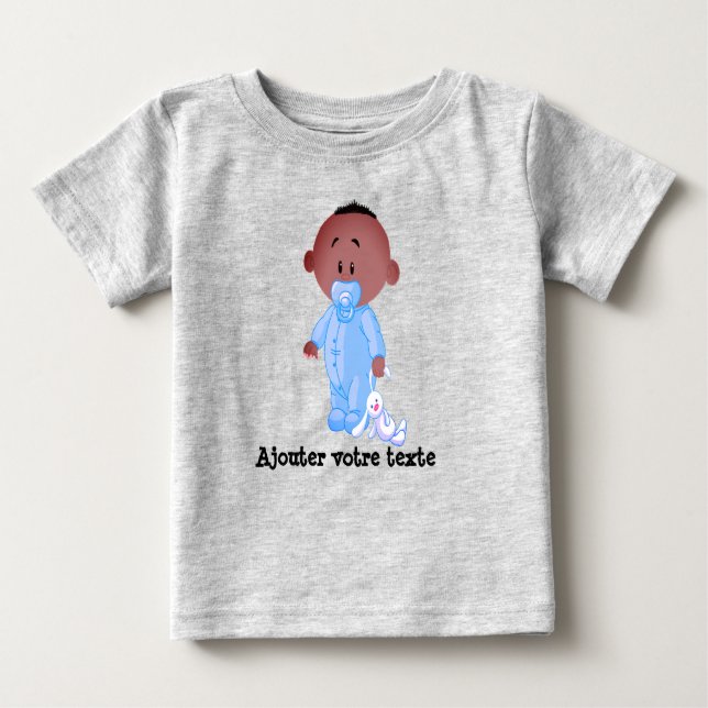 Camiseta Para Bebê T-shirt en jersey fin pour bébé (Frente)