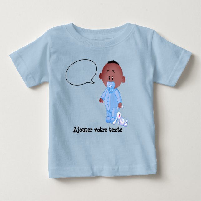 Camiseta Para Bebê T-shirt en jersey fin pour bébé (Frente)