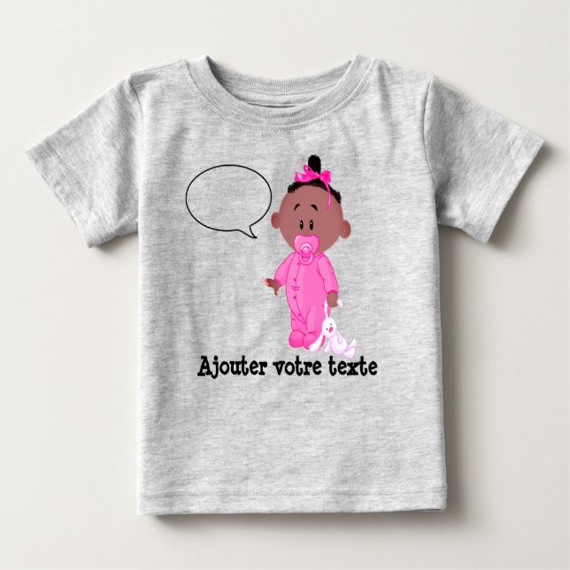 Camiseta Para Bebê T-shirt en jersey fin pour bébé (Frente)