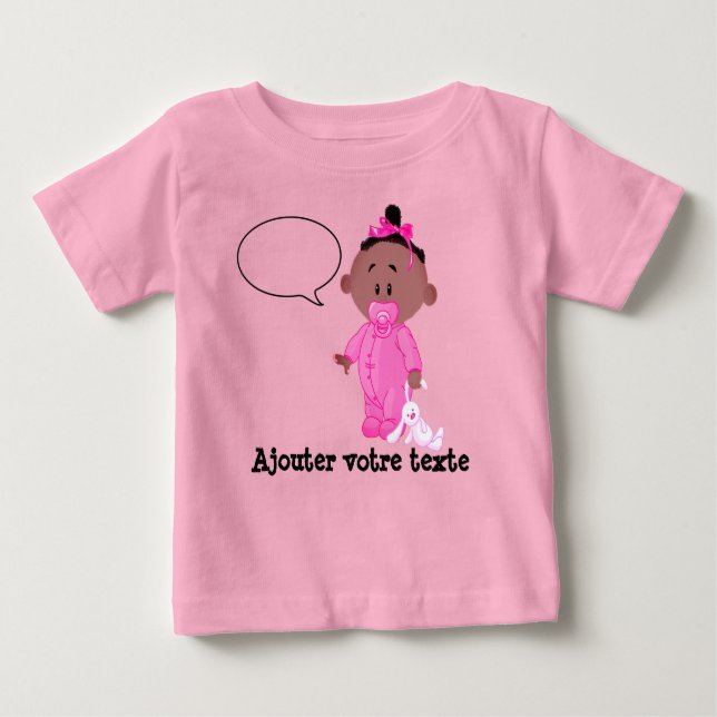 Camiseta Para Bebê T-shirt en jersey fin pour bébé (Frente)