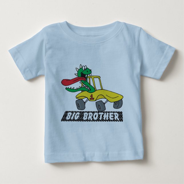 Camiseta Para Bebê T-Shirt Engraçado Big Brother (Frente)