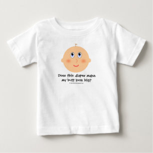 Camiseta Para Bebê T-shirt engraçado do bebê