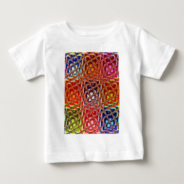Camiseta Para Bebê T-Shirt especial de Abstrato de Natal (Frente)