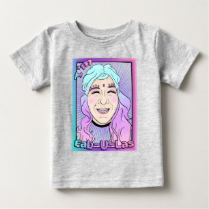 Camiseta Para Bebê T-Shirt Fab-U-Las Baby Fine Jersey de Zer0