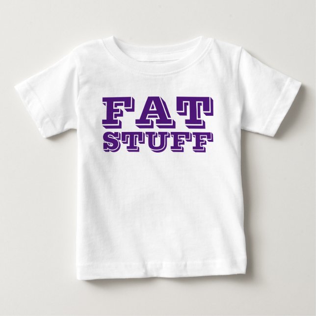 Camiseta Para Bebê T-Shirt FAT (Frente)