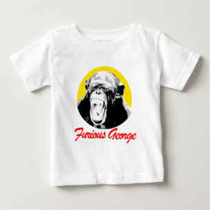Camiseta Para Bebê T-shirt furioso de George