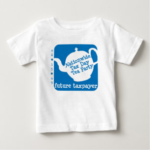 Camiseta Para Bebê T-shirt futuro da criança do contribuinte